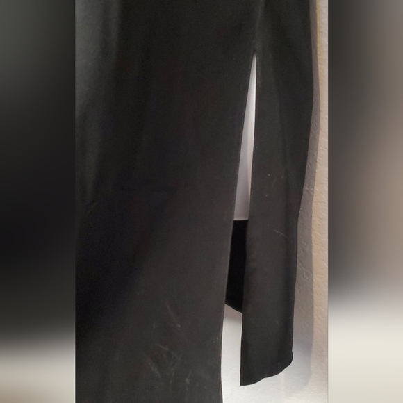 Black Tunic with Gold Embroidery Mandarin Collar Sherwani Kaftan Size 10 - Picture 5 of 10